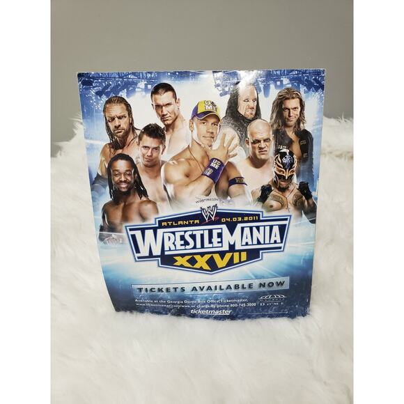 2011 Wrestlemania 27 XXVII preview magazine Vintage Rock Kane Stone Cold Underta - Picture 6 of 11